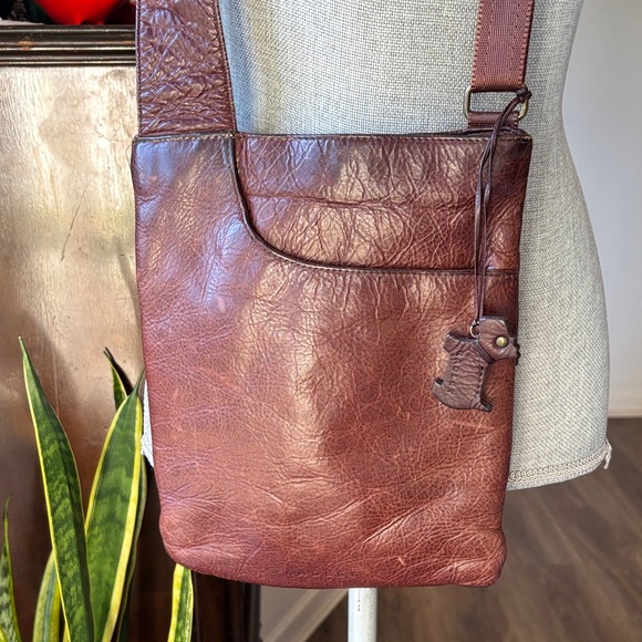 RADLEY LONDON Handbags - Vintage RADLEY LONDON Brown Leather Crossbody Bag